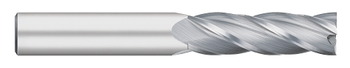 12.000 mm Cutter DIA x 50.000 mm Length of Cut Carbide Square End Mill, 4 Flutes, Uncoated