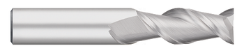 0.5000" (1/2) Cutter DIA x 1.2500" (1-1/4) Length of Cut Carbide Square End Mill for Aluminum, 2 Flutes, Uncoated  TITAN USA  SKU TITUS1-TC62632