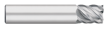 0.1250" (1/8) Cutter DIA x 0.2500" (1/4) Length of Cut Carbide Square End Mill, 5 Flutes, Uncoated  TITAN USA  SKU TITUS1-TC61408