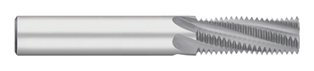 0.2400" Cutter DIA x 0.6250" (5/8) Length of Cut Carbide Multi-Form 5/16-18 Multi-Flute Thread Mill - UN Threads - Coolant Through, 3 Flutes, Uncoated