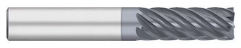 1.0000" (1) Cutter DIA x 2.0000" (2) Length of Cut Carbide Variable Index Square End Mill, 7 Flutes, ALCRO-Max Coated