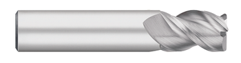 1.0000" (1) Cutter DIA x 0.1250" (1/8) Radius x 1.2500" (1-1/4) Length of Cut Carbide Corner Radius End Mill for Aluminum, 3 Flutes, Uncoated  TITAN USA  SKU TITUS1-TC65426