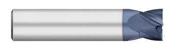 6.000 mm Cutter DIA x 12.000 mm Length of Cut Carbide Square End Mill, 4 Flutes, AlTiN Coated  TITAN USA  SKU TITUS1-TC82512