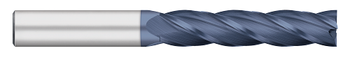 12.000 mm Cutter DIA x 75.000 mm Length of Cut Carbide Square End Mill, 4 Flutes, AlTiN Coated  TITAN USA  SKU TITUS1-TC82574