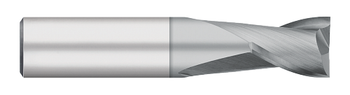0.2188" (7/32) Cutter DIA x 0.4375" (7/16) Length of Cut Carbide Square End Mill, 2 Flutes, TiCN Coated  TITAN USA  SKU TITUS1-TC91284