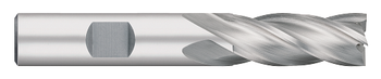 0.6250" (5/8) Cutter DIA x 1.6250" (1-5/8) Length of Cut Cobalt Square End Mill, 4 Flutes, Uncoated