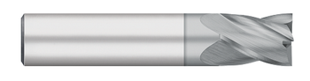 0.0625" (1/16) Cutter DIA x 0.1250" (1/8) Length of Cut Carbide Square End Mill, 4 Flutes, TiCN Coated  TITAN USA  SKU TITUS1-TC90904