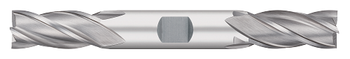 0.1875" (3/16) Cutter DIA x 0.5000" (1/2) Length of Cut Cobalt Square End Mill, 4 Flutes, Uncoated