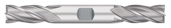 0.3750" (3/8) Cutter DIA x 0.7500" (3/4) Length of Cut Cobalt Square End Mill, 4 Flutes, Uncoated