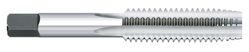 7/16-20 Size x 1.4375" (1-7/16) Thread Length x H3 Limit x 0.3230" Shank DIA, High Speed Steel Hand Tap - Left Hand, 4 Flutes, Uncoated