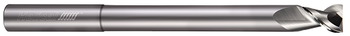 2 FL - Square - 45° Helix - 0.1250" (1/8) Cutter DIA x 0.1250" (1/8) Shank DIA x 0.1562" (5/32) LOC x 3.0000" (3) OAL x 0.5000" (1/2) Reach - Uncoated