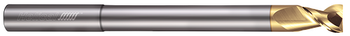 2 FL - Square - 45° Helix - 0.1250" (1/8) Cutter DIA x 0.1250" (1/8) Shank DIA x 0.1562" (5/32) LOC x 3.0000" (3) OAL x 0.7500" (3/4) Reach - ZPLUS Coated