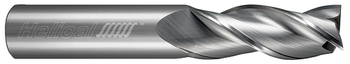 3 FL - Square - 35Â° Helix - 0.3750" (3/8) Cutter DIA x 0.3750" (3/8) Shank DIA x 1.0000" (1) LOC x 3.0000" (3) OAL - Uncoated  HELICAL  SKU HELSO1-01345