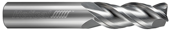 3 FL - Corner Radius - 40Â° Helix - 0.7500" (3/4) Cutter DIA x 0.7500" (3/4) Shank DIA x 0.0900" Radius x 1.6250" (1-5/8) LOC x 4.0000" (4) OAL - Uncoated  HELICAL  SKU HELSO1-48635