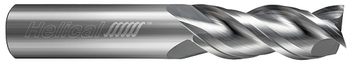 3 FL - Square - 40° Helix - 0.2500" (1/4) Cutter DIA x 0.2500" (1/4) Shank DIA x 0.5000" (1/2) LOC x 2.0000" (2) OAL  - Uncoated
