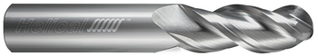 3 FL - Ball - 40° Helix - 0.2500" (1/4) Cutter DIA x 0.2500" (1/4) Shank DIA x 2.0000" (2) LOC x 4.0000" (4) OAL  - Uncoated