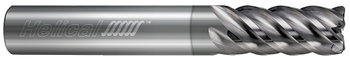 5 FL - Corner Radius - 0.5000" (1/2) Cutter DIA x 0.5000" (1/2) Shank DIA x 0.0100" Radius x 1.0000" (1) LOC x 3.0000" (3) OAL  - NPLUS Coated