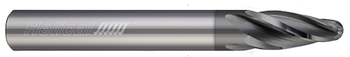4 FL - Oval - 0.3750" (3/8) Cutter DIA x 0.3750" (3/8) Shank DIA x 3.0000" (3) Major Radius x 0.0938" Tip Radius x 0.8260" LOC x 2.5000" (2-1/2) OAL  - NPLUS Coated