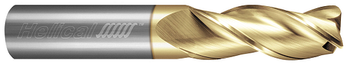 3 FL - Corner Radius - 35Â° Helix - 0.3750" (3/8) Cutter DIA x 0.3750" (3/8) Shank DIA x 0.0200" Radius x 1.0000" (1) LOC x 3.0000" (3) OAL - ZPLUS CoatedÂ , 59095Â   HELICAL  SKU HELSO1-59095