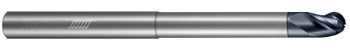3 FL - Ball - 0.2500" (1/4) Cutter DIA x 0.2500" (1/4) Shank DIA x 0.3750" (3/8) LOC x 4.0000" (4) OAL x 0.7500" (3/4) Reach - APLUS Coated  HELICAL  SKU HELSO1-13112
