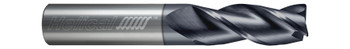 3 FL - Corner Radius - 0.1250" (1/8) Cutter DIA x 0.1250" (1/8) Shank DIA x 0.0100" Radius x 0.2500" (1/4) LOC x 1.5000" (1-1/2) OAL - APLUS Coated  HELICAL  SKU HELSO1-08017
