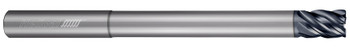 5 FL - Corner Radius - 0.2500" (1/4) Cutter DIA x 0.2500" (1/4) Shank DIA x 0.0600" Radius x 0.3750" (3/8) LOC x 4.0000" (4) OAL x 1.1250" (1-1/8) Reach - APLUS Coated  HELICAL  SKU HELSO1-51123