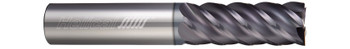 5 FL - Square - 0.4375" (7/16) Cutter DIA x 0.4375" (7/16) Shank DIA x 1.0000" (1) LOC x 2.7500" (2-3/4) OAL - APLUS Coated  HELICAL  SKU HELSO1-05412