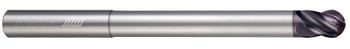 4 FL - Ball - 0.1875" (3/16) Cutter DIA x 0.1875" (3/16) Shank DIA x 0.2187" (7/32) LOC x 3.0000" (3) OAL x 1.0000" (1) Reach - APLUS Coated  HELICAL  SKU HELSO1-57092