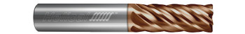 6 FL - Corner Radius - 0.3750" (3/8) Cutter DIA x 0.3750" (3/8) Shank DIA x 0.0900" Radius x 1.0000" (1) LOC x 3.0000" (3) OAL - TPLUS Coated  HELICAL  SKU HELSO1-81907