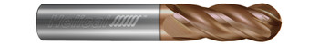 4 FL - Ball - 0.2500" (1/4) Cutter DIA x 0.2500" (1/4) Shank DIA x 1.0000" (1) LOC x 3.0000" (3) OAL - TPLUS Coated  HELICAL  SKU HELSO1-83285
