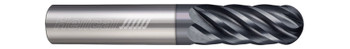 6 FL - Ball - 0.3750" (3/8) Cutter DIA x 0.3750" (3/8) Shank DIA x 0.5000" (1/2) LOC x 2.0000" (2) OAL - APLUS Coated  HELICAL  SKU HELSO1-59442