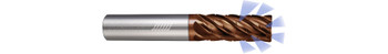 6 FL - Corner Radius - 0.7500" (3/4) Cutter DIA x 0.7500" (3/4) Shank DIA x 0.0600" Radius x 2.2500" (2-1/4) LOC x 5.0000" (5) OAL - TPLUS Coated  HELICAL  SKU HELSO1-84357