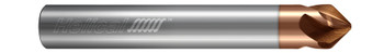 4 FL - Taper - 0.2500" (1/4) Cutter DIA x 0.2500" (1/4) Shank DIA x 0.0156" (1/64) Radius x 0.0715" LOC x 2.0000" (2) OAL - TPLUS Coated  HELICAL  SKU HELSO1-86328