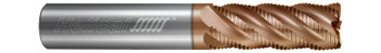 5 FL - Corner Radius - 0.5000" (1/2) Cutter DIA x 0.5000" (1/2) Shank DIA x 0.0400" Radius x 0.6250" (5/8) LOC x 2.5000" (2-1/2) OAL - TPLUS Coated  HELICAL  SKU HELSO1-83489