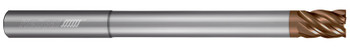 5 FL - Square - 0.3750" (3/8) Cutter DIA x 0.3750" (3/8) Shank DIA x 0.5000" (1/2) LOC x 6.0000" (6) OAL x 3.1250" (3-1/8) Reach - TPLUS Coated  HELICAL  SKU HELSO1-86814