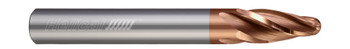 4 FL - Oval - 0.5000" (1/2) Cutter DIA x 0.5000" (1/2) Shank DIA x 1.1013" LOC x 3.0000" (3) OAL - TPLUS Coated  HELICAL  SKU HELSO1-86473