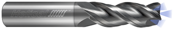 3 FL - Corner Radius - 0.5000" (1/2) Cutter DIA x 0.5000" (1/2) Shank DIA x 0.0150" (1/64) Radius x 0.6250" (5/8) LOC x 2.5000" (2-1/2) OAL - NPLUS Coated  HELICAL  SKU HELSO1-88122