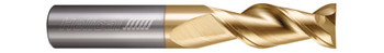 2 FL - Square - 45Â¡ Helix - 0.2500" (1/4) Cutter DIA x 0.2500" (1/4) Shank DIA x 1.5000" (1-1/2) LOC x 3.0000" (3) OAL - ZPLUS Coated  HELICAL  SKU HELSO1-88704