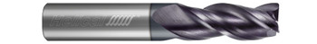 3 FL - Corner Radius - 0.6250" (5/8) Cutter DIA x 0.6250" (5/8) Shank DIA x 0.0300" Radius x 1.1250" (1-1/8) LOC x 3.5000" (3-1/2) OAL - APLUS Coated, 23253  HELICAL  SKU HELSO1-23253