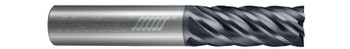 6 FL - Corner Radius - 0.7500" (3/4) Cutter DIA x 0.7500" (3/4) Shank DIA x 0.0900" Radius x 1.6250" (1-5/8) LOC x 4.0000" (4) OAL - APLUS Coated, 82091  HELICAL  SKU HELSO1-82091
