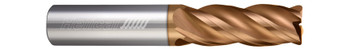 4 FL - Corner Radius - 0.2500" (1/4) Cutter DIA x 0.2500" (1/4) Shank DIA x 0.0200" Radius x 0.5000" (1/2) LOC x 2.5000" (2-1/2) OAL  - TPLUS Coated, 82304