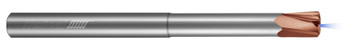 5 FL - Feed Mill - 0.2500" (1/4) Cutter DIA x 0.2500" (1/4) Shank DIA x 0.0200" Radius x 0.2500" (1/4) LOC x 3.0000" (3) OAL x 1.5000" (1-1/2) Reach - TPLUS Coated, 82698