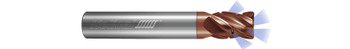 4 FL - Corner Radius - 0.2500" (1/4) Cutter DIA x 0.2500" (1/4) Shank DIA x 0.0300" Radius x 0.5000" (1/2) LOC x 2.5000" (2-1/2) OAL  - TPLUS Coated, 84330