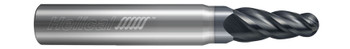 4 FL - Ball - 0.1250" (1/8) Cutter DIA x 0.1875" (3/16) Shank DIA x 0.6250" (5/8) LOC x 2.0000" (2) OAL x 0.7500" (3/4) Reach - APLUS Coated, 84889  HELICAL  SKU HELSO1-84889