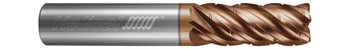 5 FL - Corner Radius - 0.6250" (5/8) Cutter DIA x 0.6250" (5/8) Shank DIA x 0.0300" Radius x 2.5000" (2-1/2) LOC x 5.0000" (5) OAL - TPLUS Coated, 86155  HELICAL  SKU HELSO1-86155