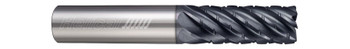 7 FL - Corner Radius - 0.3750" (3/8) Cutter DIA x 0.3750" (3/8) Shank DIA x 0.0300" Radius x 1.0000" (1) LOC x 2.5000" (2-1/2) OAL - APLUS Coated, 87179  HELICAL  SKU HELSO1-87179