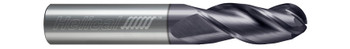 3 FL - Ball - 0.1250" (1/8) Cutter DIA x 0.1250" (1/8) Shank DIA x 0.5000" (1/2) LOC x 2.5000" (2-1/2) OAL - APLUS Coated, 12032  HELICAL  SKU HELSO1-12032