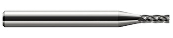 4 FL - 1.000 mm Cutter DIA x 3.000 mm LOC , 743422 Â– HARVEY TOOL Â– SKU HARTO1-743422