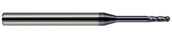 4 FL - 0.0620" (1/16) Cutter DIA x 0.1860" LOC x 0.5000" (1/2) Reach - AlTiN Coated, 734962-C3 Â– HARVEY TOOL Â– SKU HARTO1-734962-C3