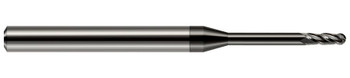 4 FL - 0.0310" (1/32) Cutter DIA x 0.0930" (3/32) LOC x 0.2790" Reach - Amorphous Diamond Coated, 76831-C4  HARVEY TOOL  SKU HARTO1-76831-C4